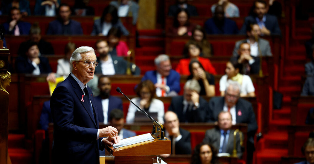 France’s Prime Minister Urges a Divided Parliament to Give Him a Chance  at george magazine