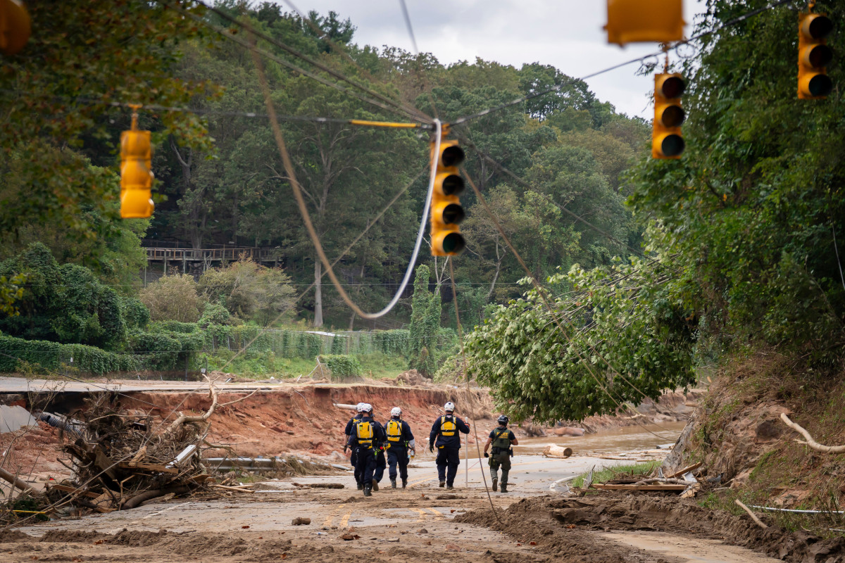 Rescuers Push Through Helene Debris to Find People and Restore Power  at george magazine