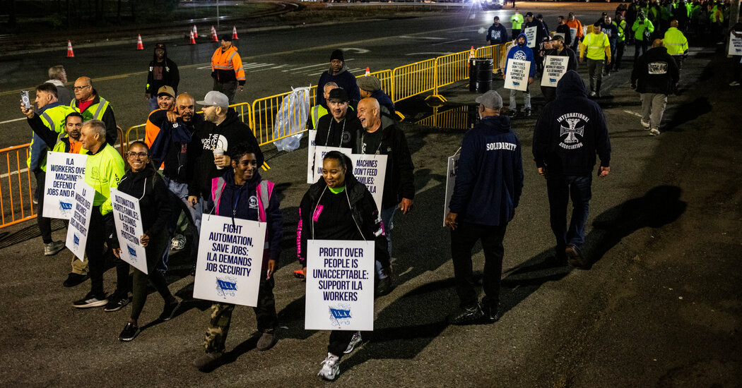 Port Strike Begins on East and Gulf Coasts  at george magazine