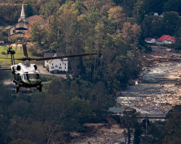 Biden Deploys Troops in Helene Aid Effort, and Trump’s Jan. 6 Case