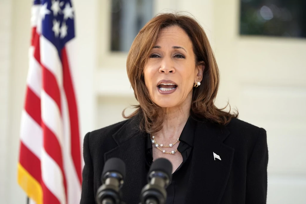 Harris calls impromptu address from VP residence to call Trump unhinged and unstable