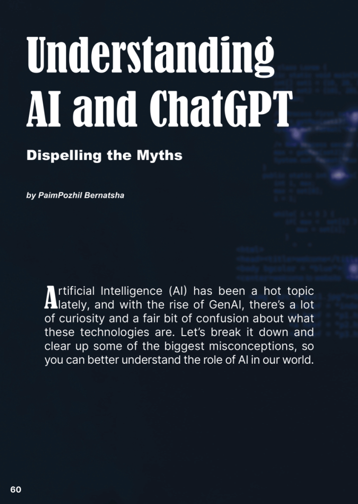 Understanding AI and ChatGPT: Dispelling Myths  at george magazine