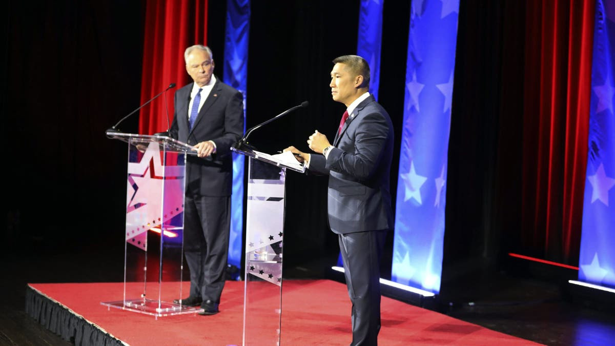 Virginia Senate debate: Clinton ex-running mate Kaine, GOP challenger Cao spar on immigration, DEI in military  at george magazine