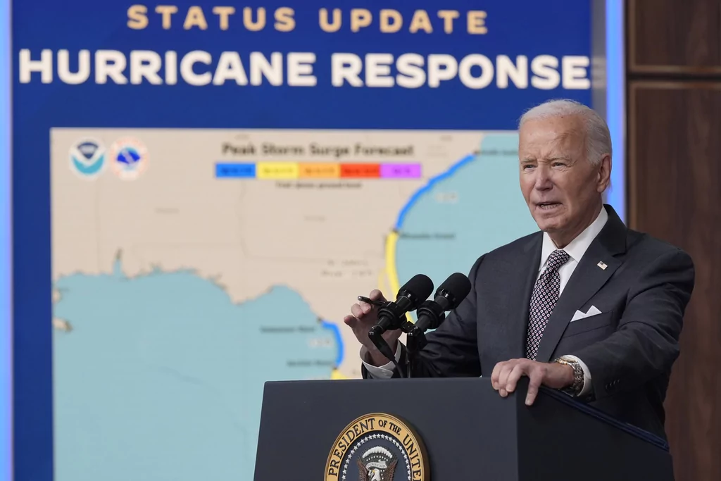 Biden heads to Florida on Sunday to survey Hurricane Milton damage  at george magazine