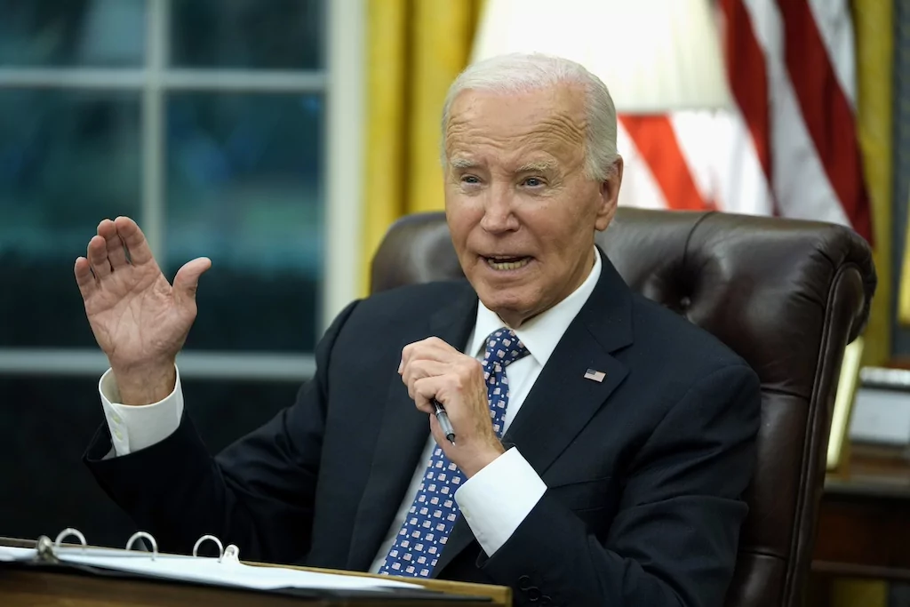 WATCH LIVE: Biden speaks at White House press briefing  at george magazine