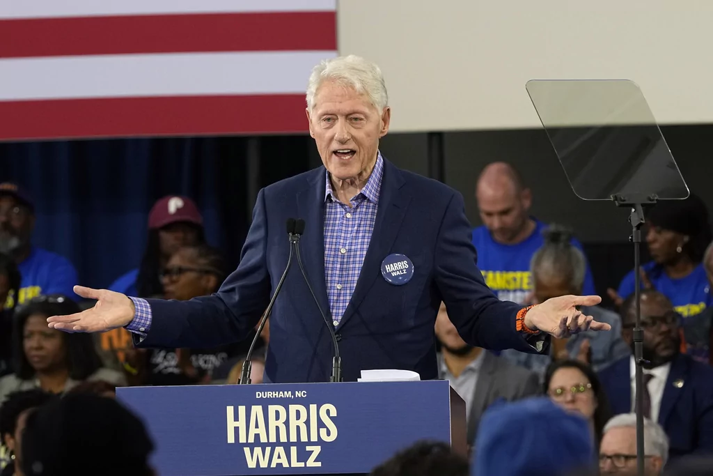 ‘Comeback kid’ Bill Clinton stumps for ‘underdog’ Harris in North Carolina  at george magazine