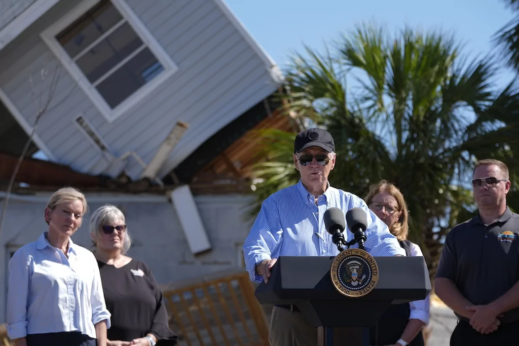 Biden announces $600 million for strengthening Southeastern power grid  at george magazine