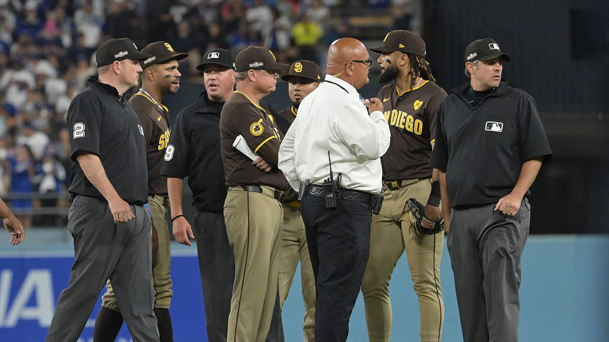 Padres bullpen dodges beer can thrown by fan as more videos from ugly scene at Dodger Stadium surface  at george magazine