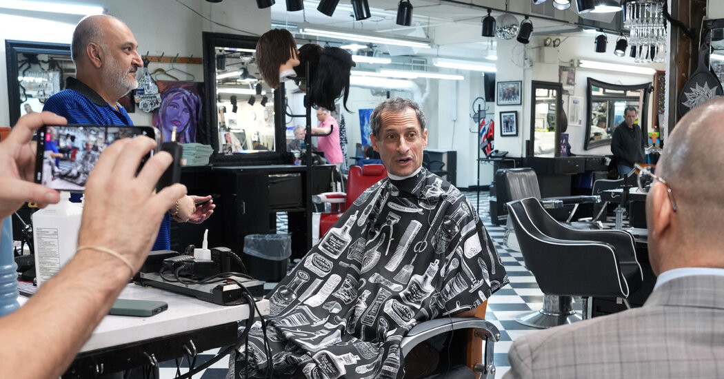 Anthony Weiner’s Latest Redemption Tour Starts With a Haircut  at george magazine