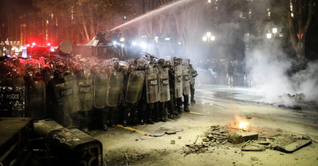 Protests Erupt in Georgia as It Pulls Back From Pro-Western Path