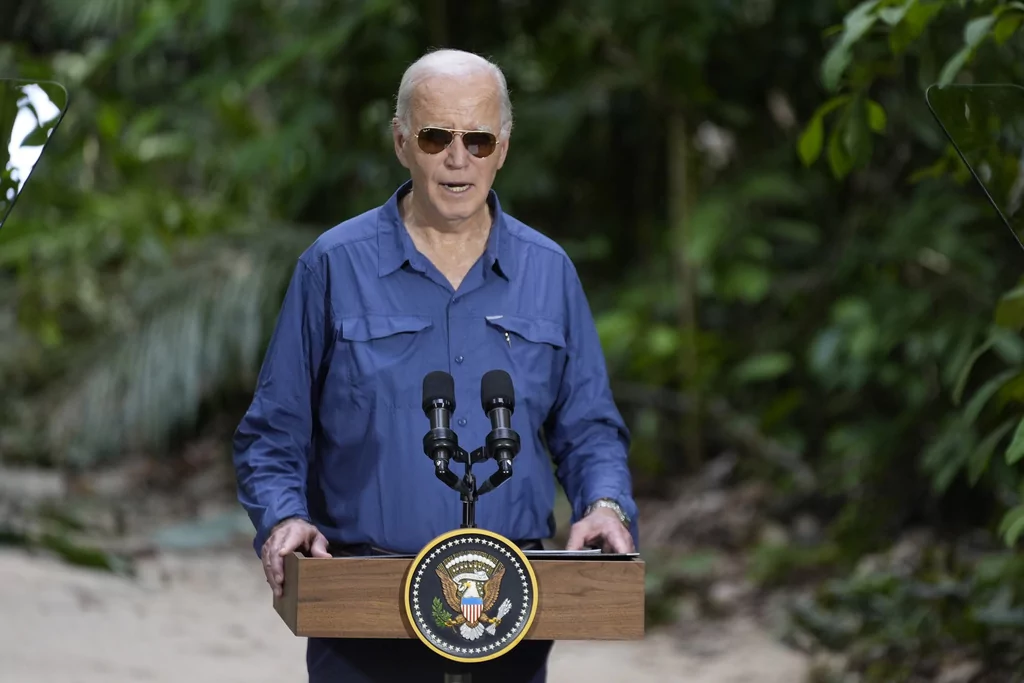 Biden plays up climate change goals as Trump prepares to undermine them