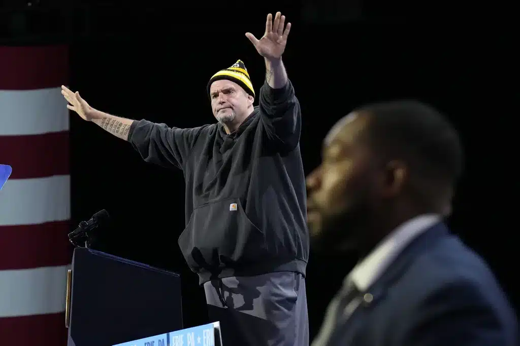 John Fetterman urges Democrats to focus on the big picture, not Trump’s tweets  at george magazine