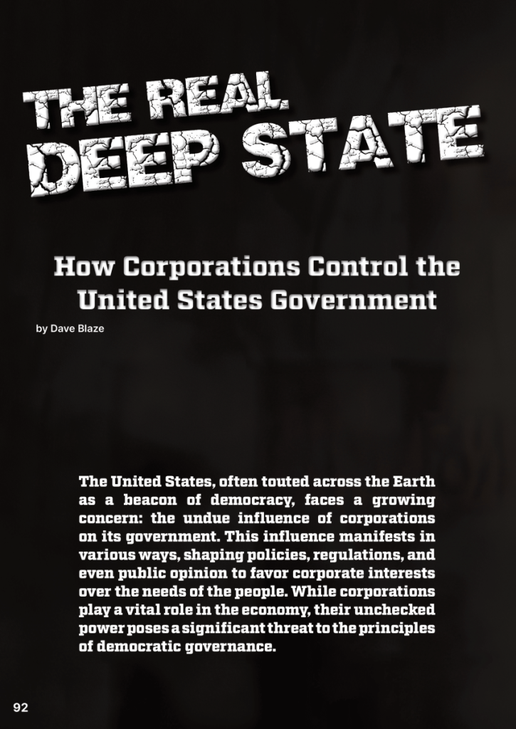 The REAL Deep State: How Corporations Control Government  at george magazine