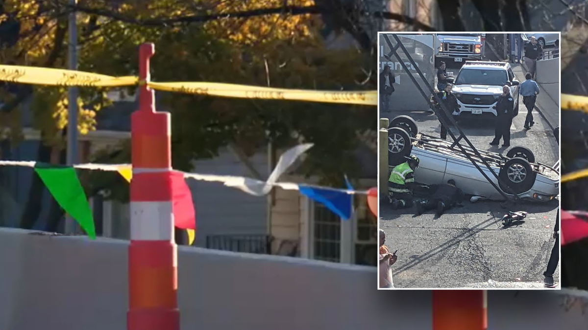 Illinois driver plunges off parking garage deck near mall: photo  at george magazine