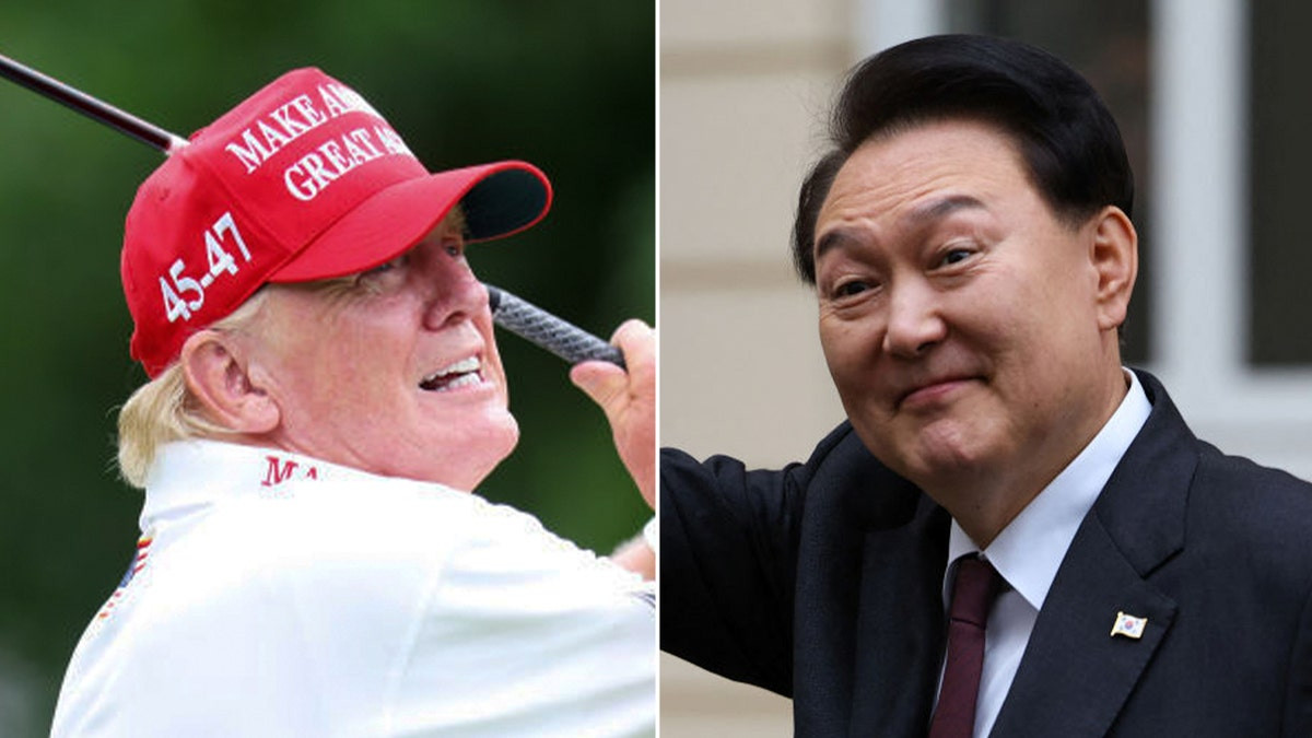 South Korea's president is picking up golf in hopes to impress Trump  at george magazine