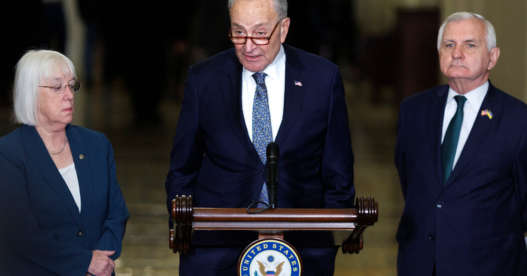 Schumer Presses for F.B.I. Checks and Senate Consideration of Trump Nominees  at george magazine