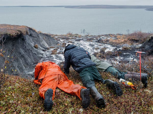 An Arctic Hamlet is Sinking Into the Thawing Permafrost  at george magazine