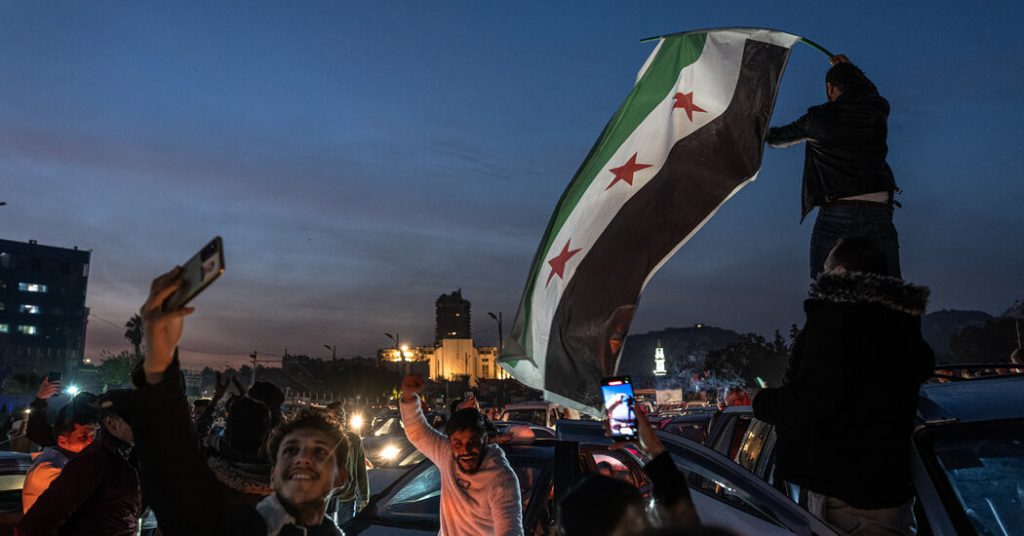 Syrians, in Shock and With Some Unease, Celebrate the Fall of al-Assad