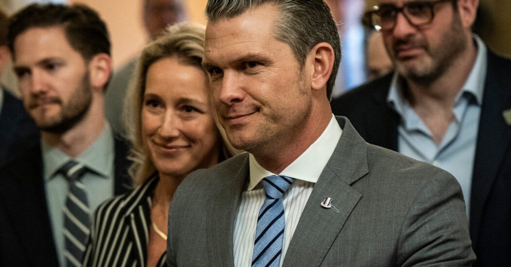 Debate Over Hegseth’s Fitness Highlights a Gender Divide in the Senate