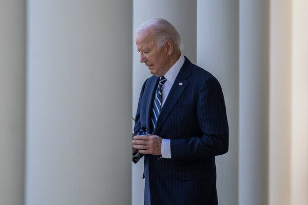 A Weary Biden Heads for the Exit