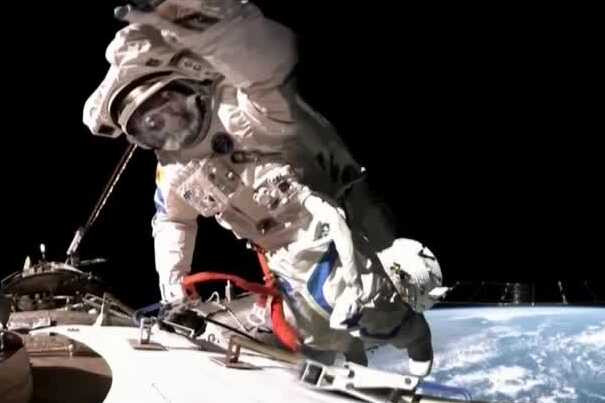 China Says Astronauts Break Record with 9 Hour Spacewalk  at george magazine