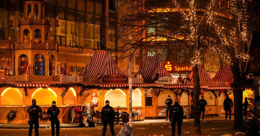 German Officials Search for Motive in Christmas Market Attack