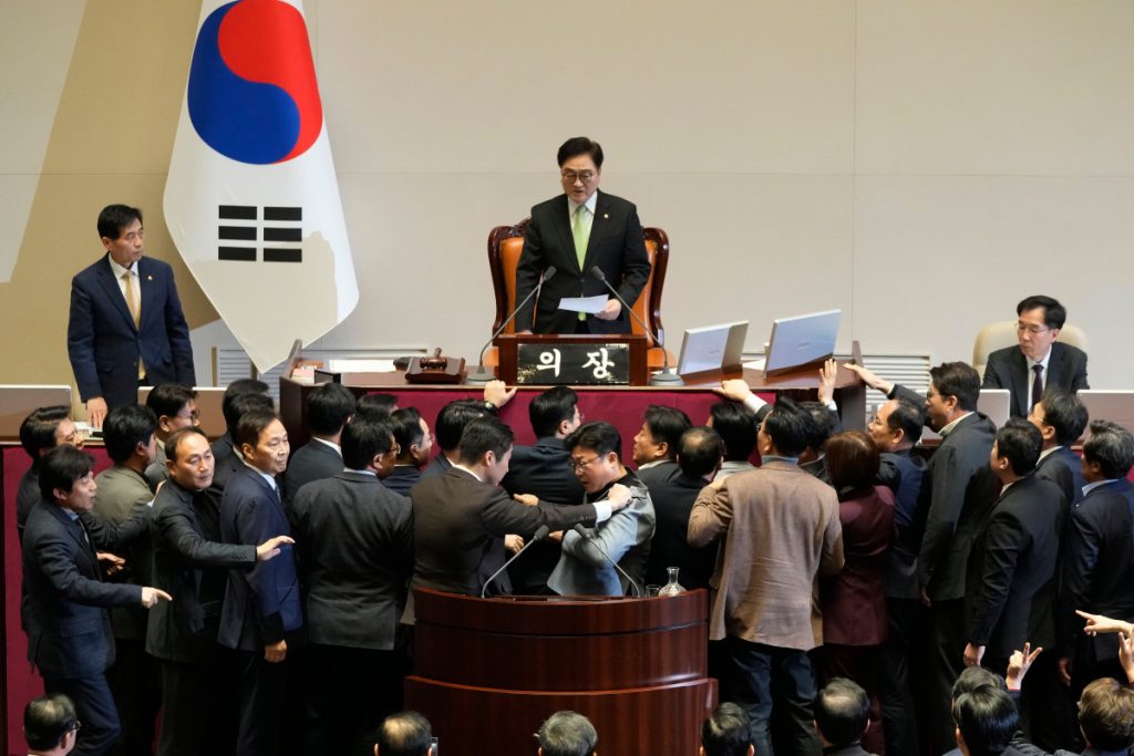 South Korean Lawmakers Impeach Acting President as Crisis Deepens