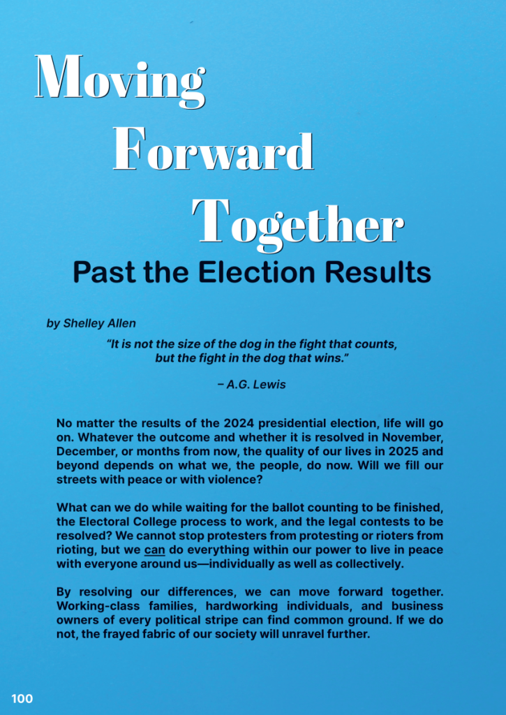 Past Election Results: Moving Forward Together  at george magazine