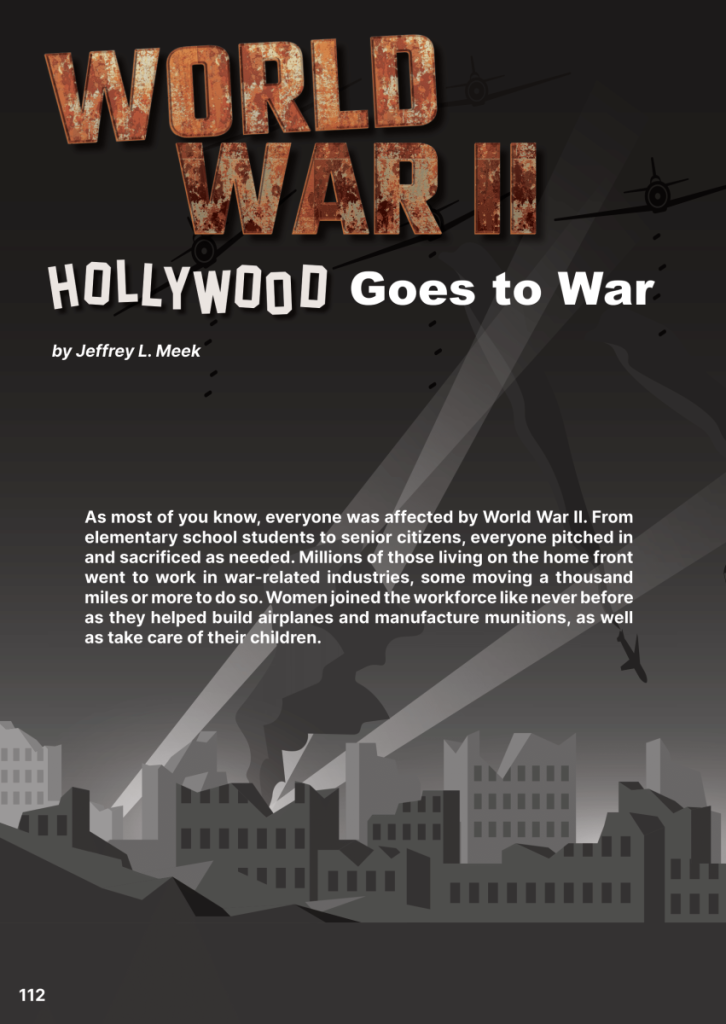 Hollywood Goes to War – World War 2  at george magazine