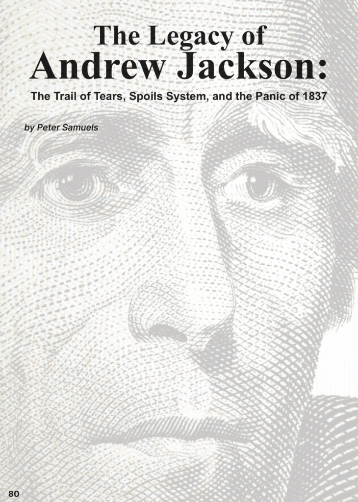 Legacy of Andrew Jackson: Trail of Tears, Spoils System, and the Panic of 1837