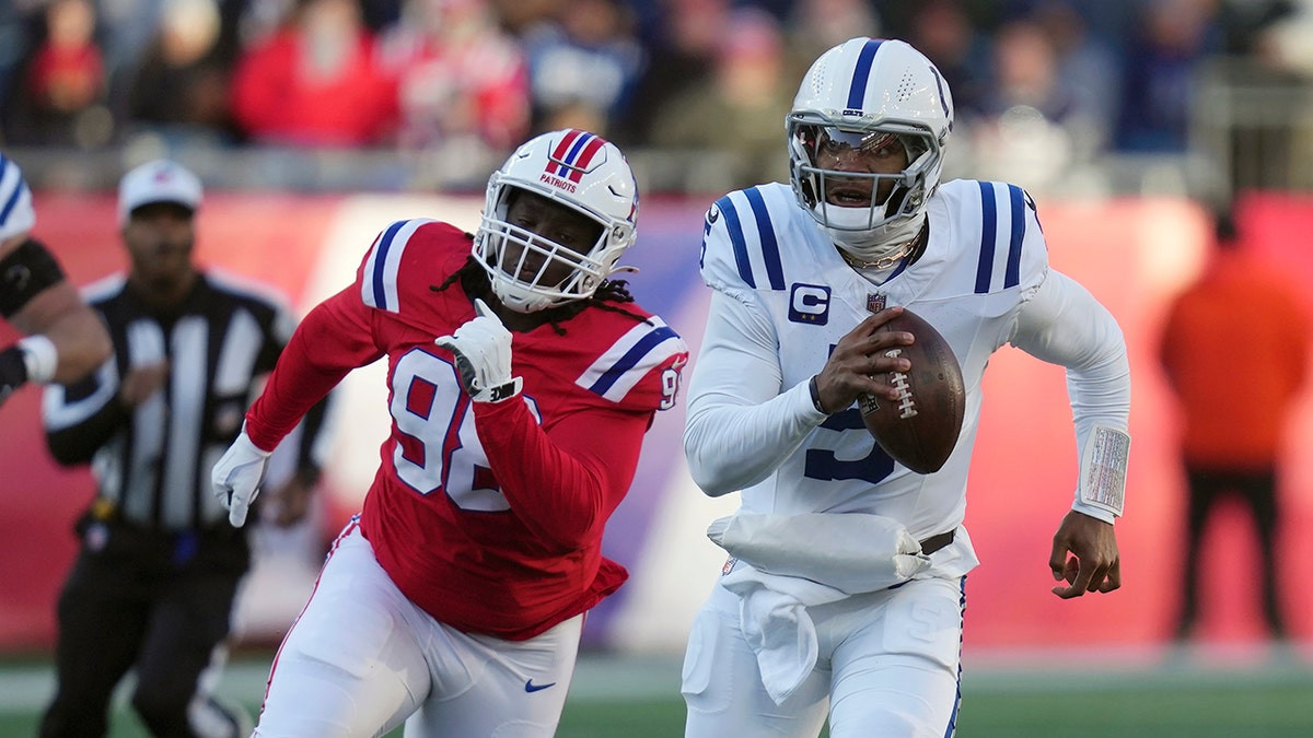 Anthony Richardson, Colts hang on for gritty win over Patriots  at george magazine