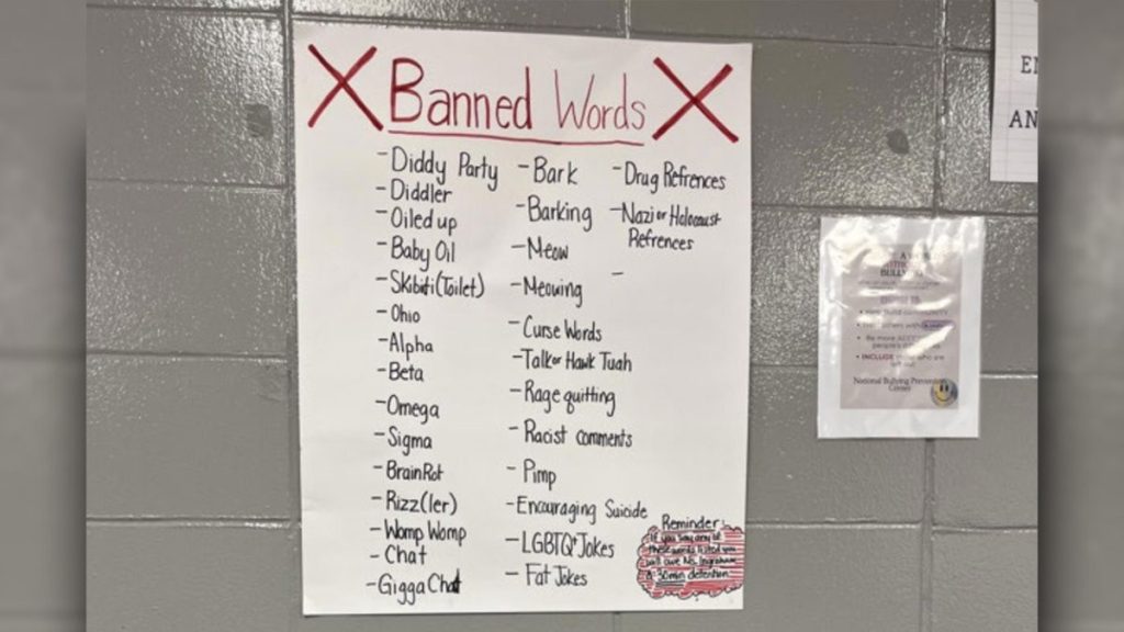 Free speech org torches Iowa teacher’s banned words list featuring ‘Ohio,’ ‘rizz’ and Holocaust references