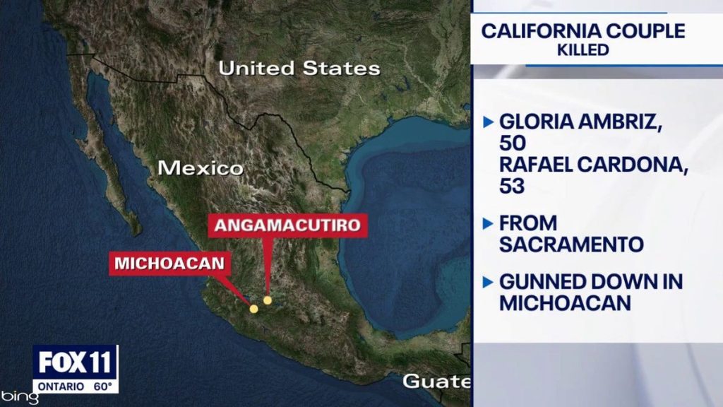 American couple killed in Mexico, found shot in pickup truck: officials