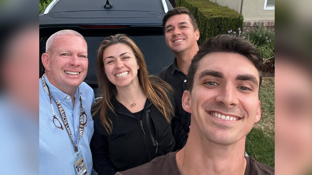 Dad surprised by his 3 kids with final family carpool before retirement  at george magazine