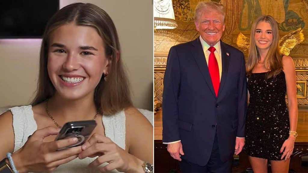 Donald Trump’s granddaughter Kai Trump, 17, shares celebrity crush: ‘I’m blushing’