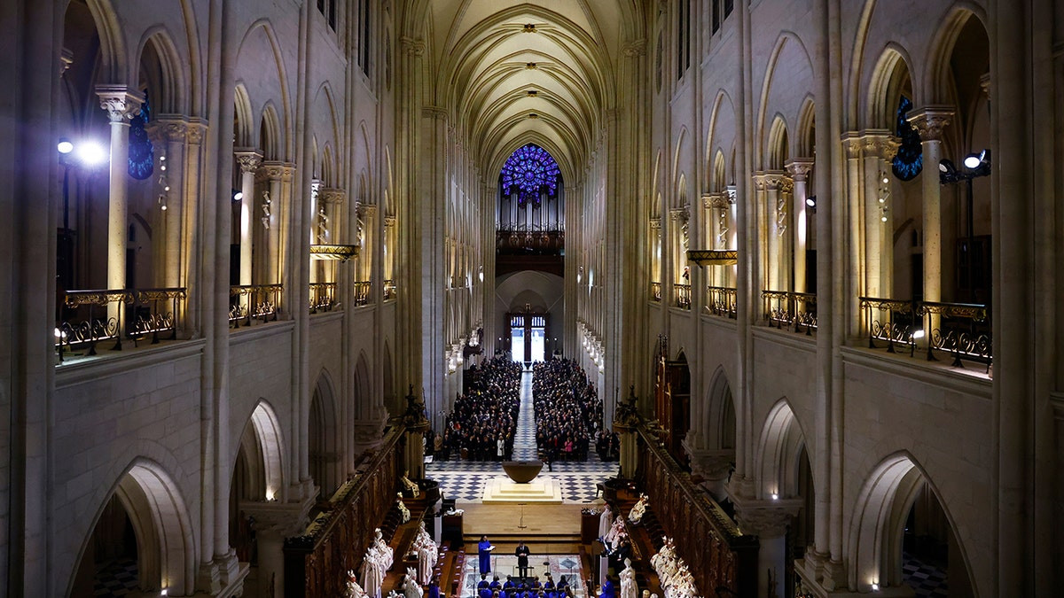 Notre Dame hosts first Mass since 2019 fire, drawing crowds by the thousands  at george magazine