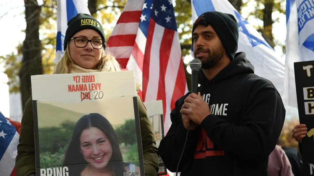 Israeli hostages’ families hold Central Park rally, call on Biden, Trump to bring loved ones home