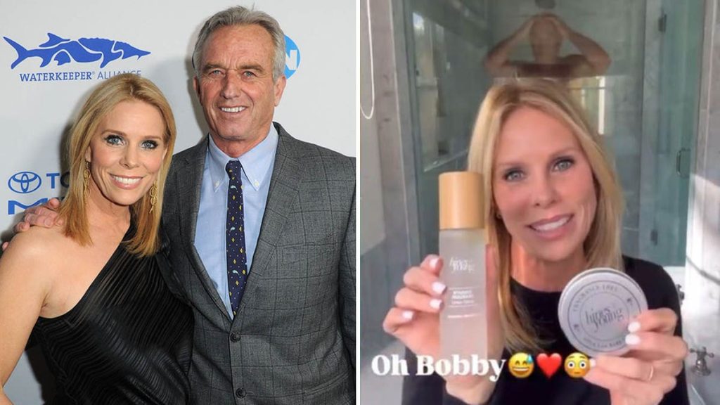 Cheryl Hines shares video of RFK Jr. naked in shower to promote self-care product company: ‘Oh Bobby’