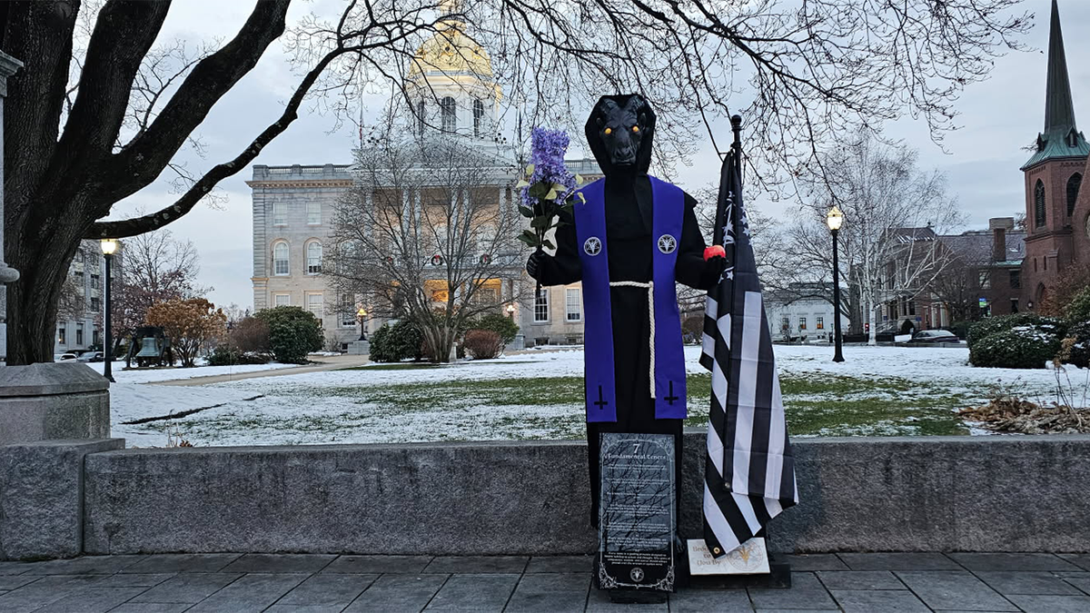 New Hampshire capital includes Satanic symbol as part of their holiday display ‘to avoid litigation’  at george magazine