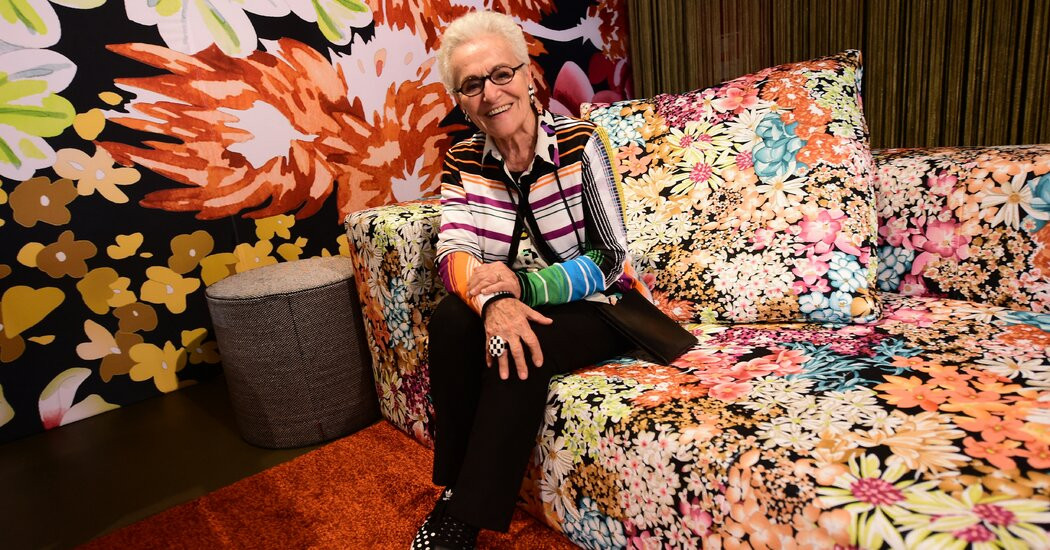 Rosita Missoni, Who Turned Zigzag Sweaters Into High Fashion, Dies at 93  at george magazine