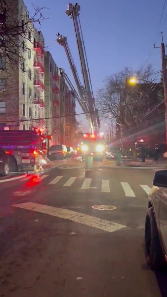 Large Blaze Ravages Bronx Apartment Building, Leaving Many Displaced