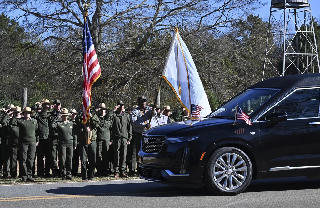 Farewell celebrations for Jimmy Carter begin with tour around Georgia