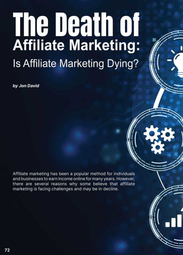 The Death of Affiliate Marketing