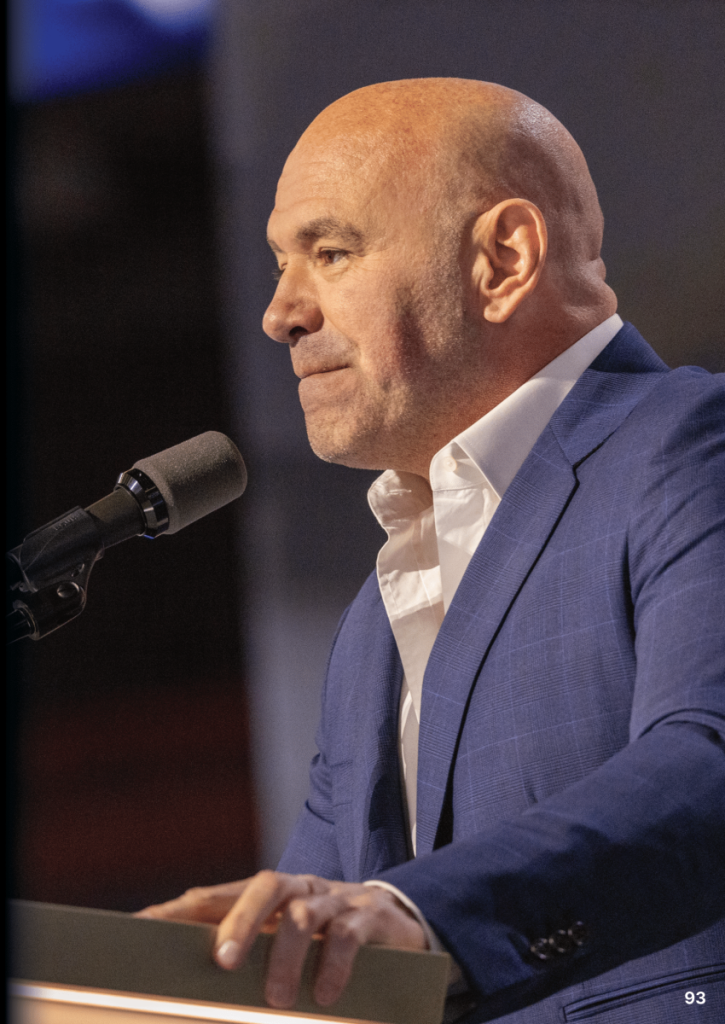 Dana White: Relentless Determination  at george magazine