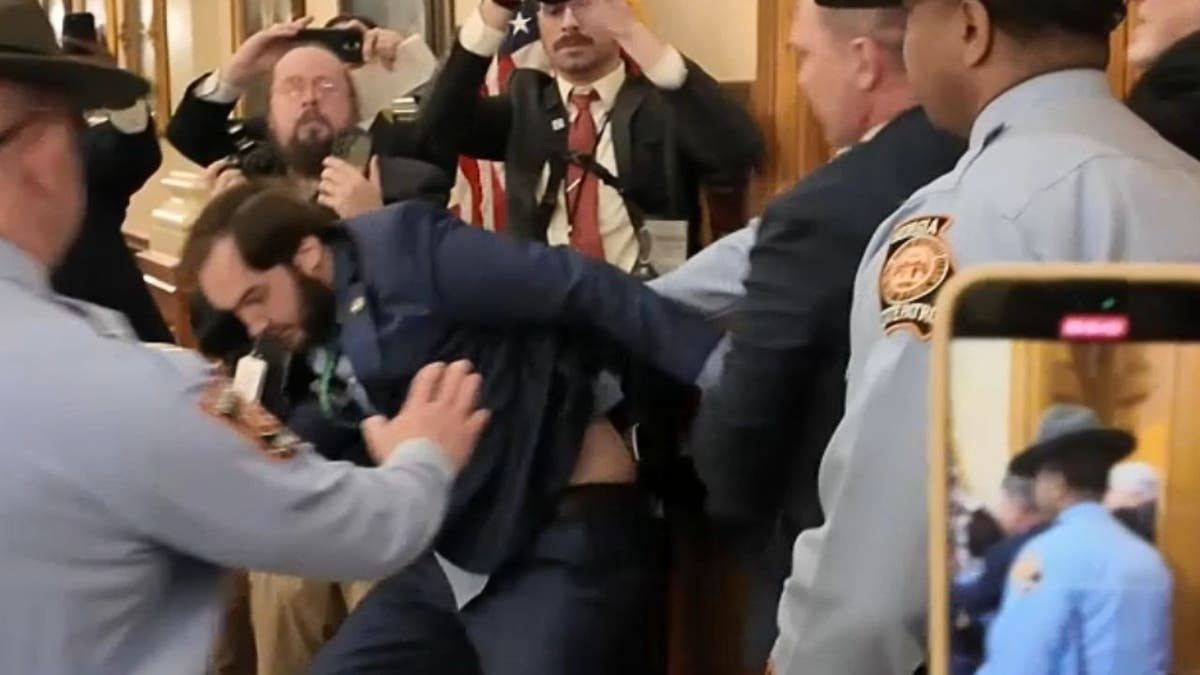 State senator pushed to the ground, arrested while trying to enter Georgia House chamber  at george magazine