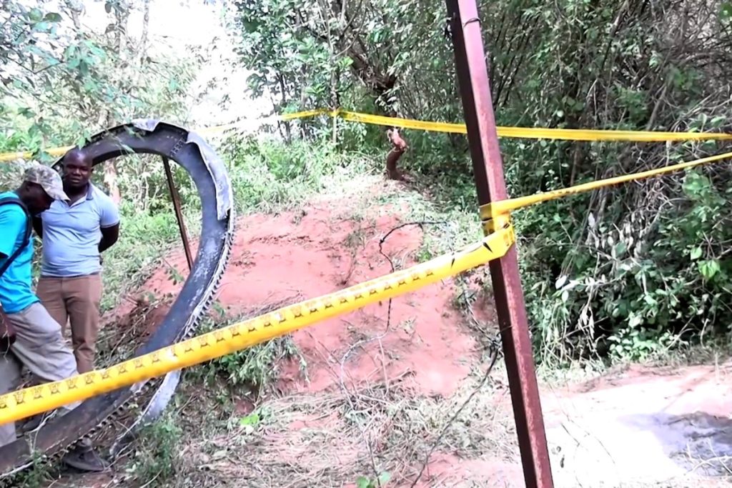 A Half-Ton Piece of Space Junk Falls Onto a Village in Kenya