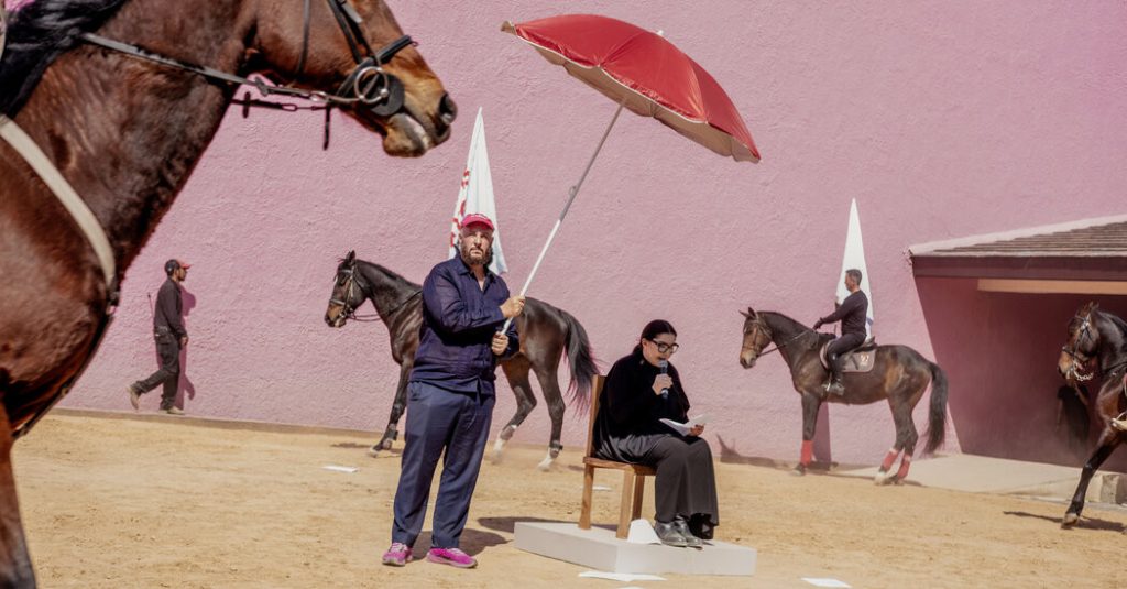 At This Architectural Gem, an Artist Was Present. Horses, Too.