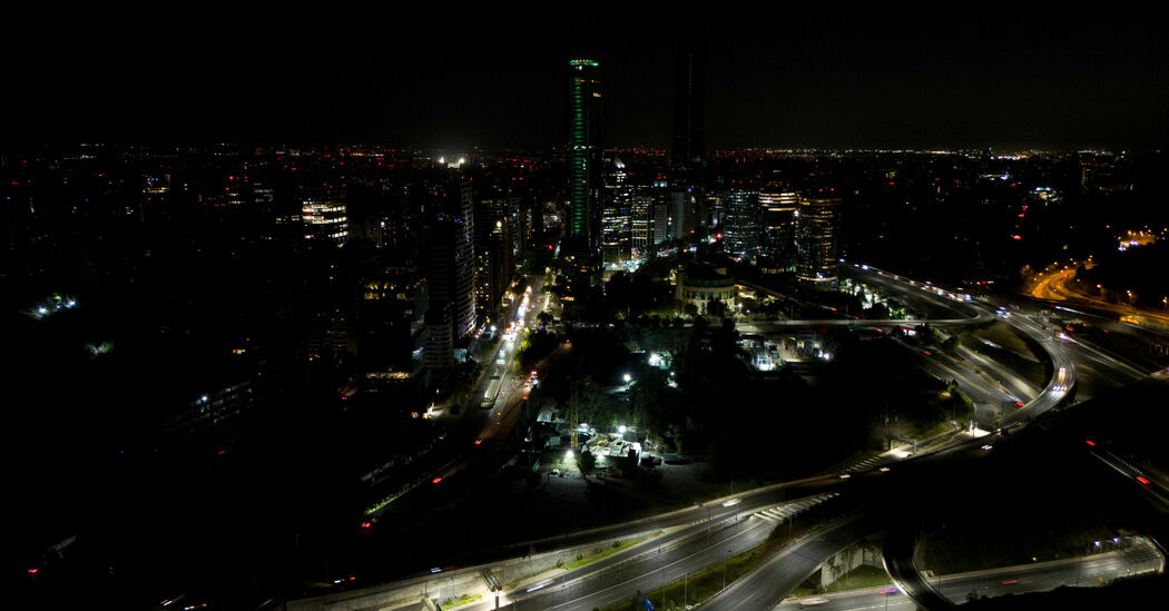 Chile Declares Curfew as Power Outage Sweeps Across Country  at george magazine