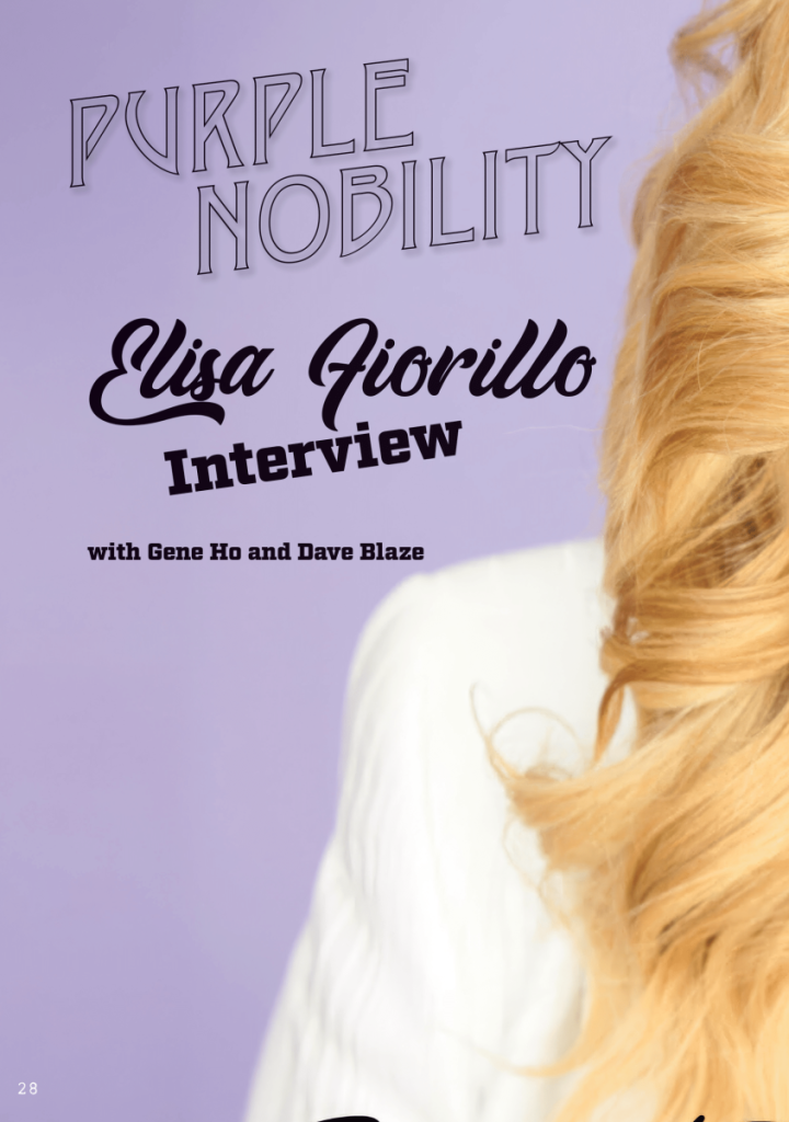 Purple Nobility: Elisa Fiorillo Interview  at george magazine