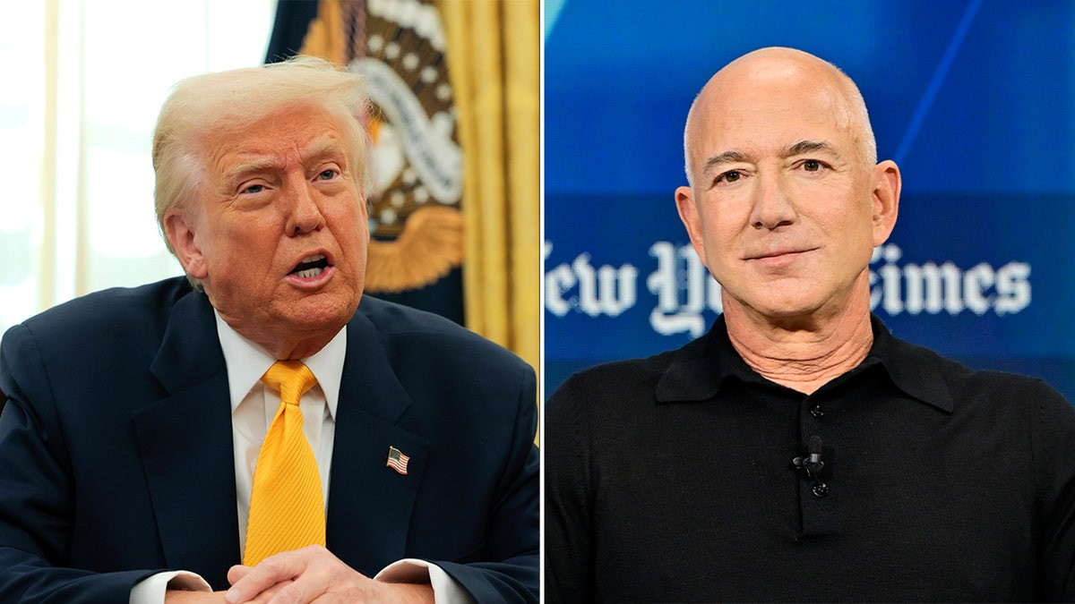 Trump claims Bezos fretted to him about 'out of control' people at Washington Post  at george magazine